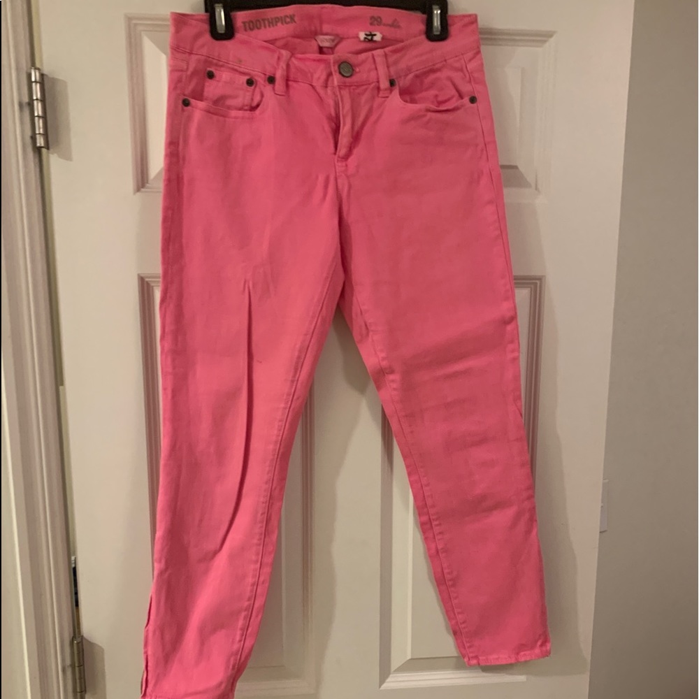 J Crew toothpick ankle cut pant